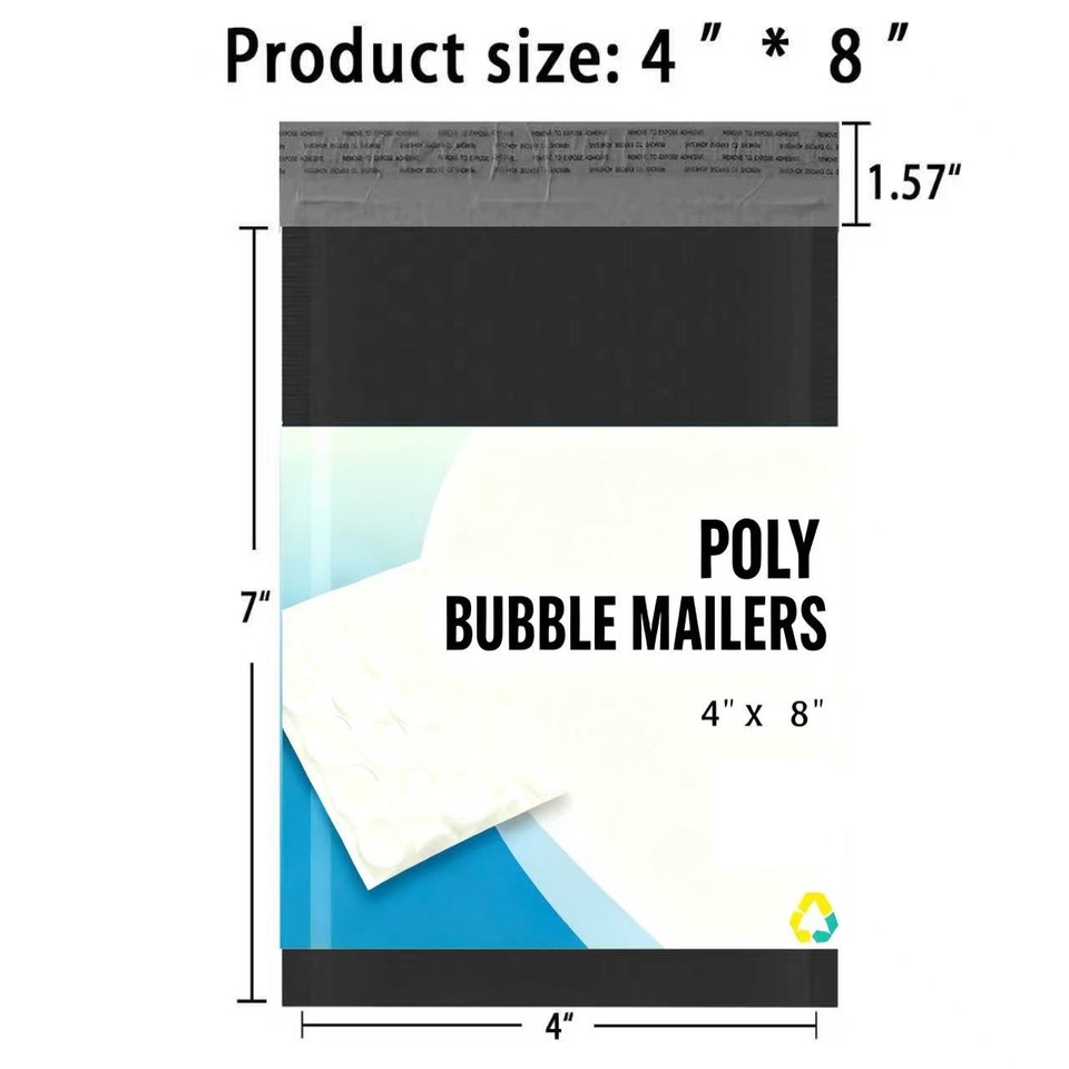 4x8 (4x7) Color Poly Bubble Mailers Shipping Mailing Padded Bags ...