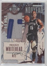 2016 Panini Court Kings Art Nouveau Jerseys Prime 10/10 Isaiah Whitehead #29 b8h