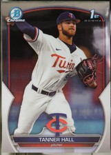 2023 Bowman Draft #BDC-174 Tanner Hall Chrome Baseball VG