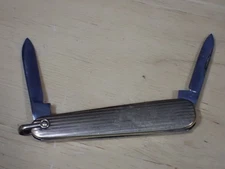 Vintage O.M.D. Double Blade Pocket Watch Chain Fob Gold Filled Handles used