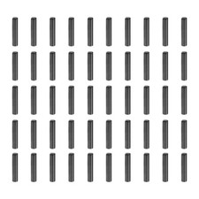 50Pz Perni 2x10mm, Pioli Scaffali per Acciaio Inox, Nero