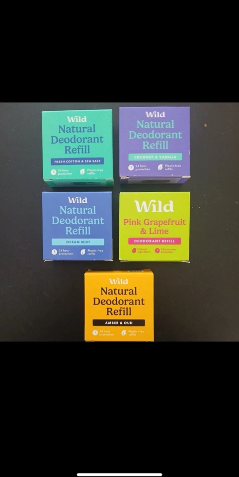Xxx 😘 Wild Deodorant Refill X5 Mix As Per Photo x