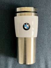 Bmw White Stainless Steel Travel Mug Coffee Tumbler Cup