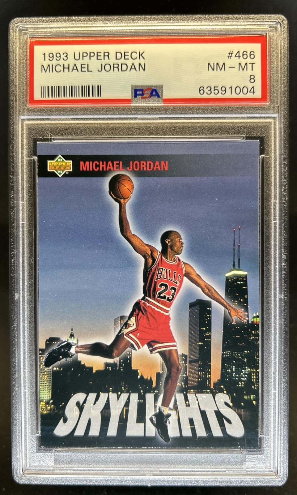 1993-94 Upper Deck Michael Jordan #466 Bulls PSA 8