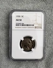1930 Buffalo Nickel 5c NGC AU50