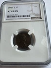 1931-S Lincoln Wheat Cent Penny Ngc Xtra Fine 45