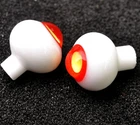 Good 8mm red-yellow Glass BJD Eyes for OOAK BJD Doll