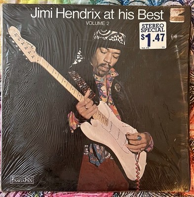 DD-Jimi Hendrix At His Best Volume 2-Vinyl Lp 1972 ORIG UK Sagapan 6314