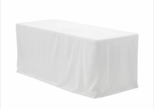 6' Fitted Rectangular Polyester Tablecloths Weddings, Parties, Events NEW IN BAG