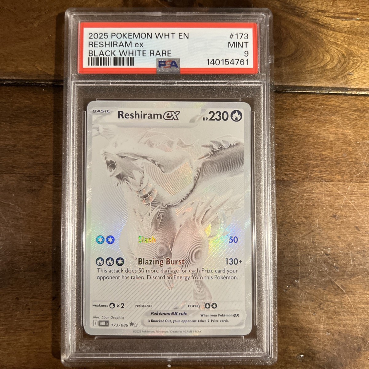 Reshiram ex 173/086 Sv: White Flare Holo for sale online | eBay
