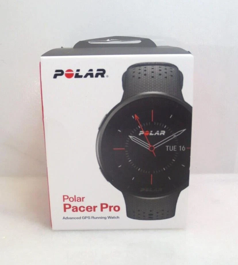 RELOJ DEPORTIVO POLAR PACER PRO ADVANCED GPS RUNNING GRIS CARBONO S-L: 120-210 mm Foto 2 de 4