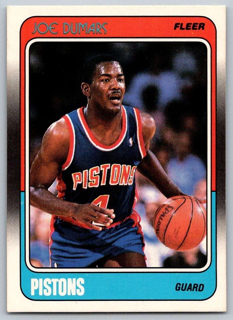 1988-89 Fleer - #40 Joe Dumars