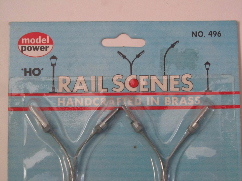 VINTAGE HO Scale Model Power No.496  Double Highway Light Handcrafted in Brass - Image 3 of 3