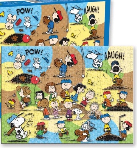 Peanuts Baseball Fields Sports Jigsaw Puzzle 1000 Pc ~ New  - Picture 1 of 7