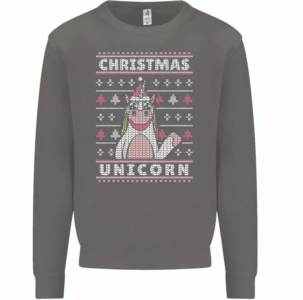 Unicorn christmas cheap jumper kids