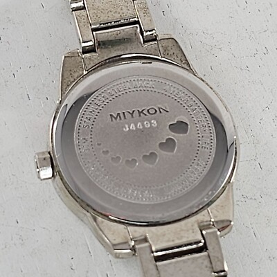 Miykon Ladies Watch Blue Silver Rhinestones J4493 | eBay display picture 2