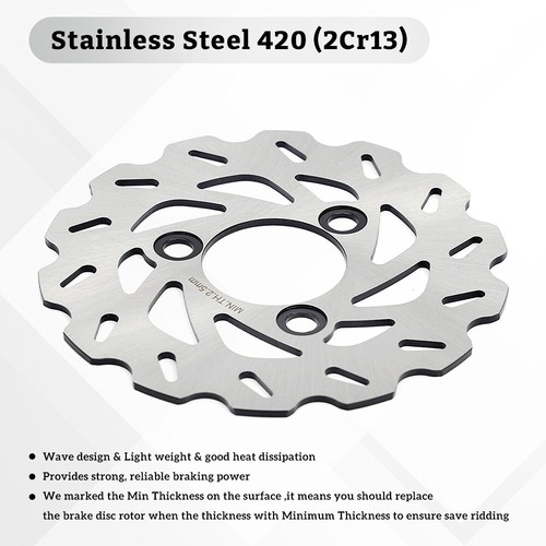 Front Rear Brake Disc Rotors For Suzuki LT-R 450 Quadracer 450 LTR450Z 2x4 06-11 - Picture 6 of 19