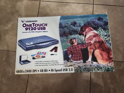 Visioneer One Touch 9120 Scanner USB CIB 4800x2400 DPI OCR Software