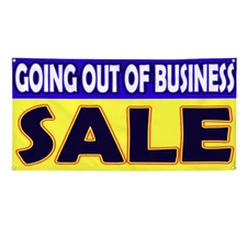 Vinyl Banner Multiple Sizes Going out of Business Sale Business Outdoor