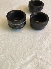 Soligor Tele Converter 2X Lens Made in Japan with extensions fits Minolta