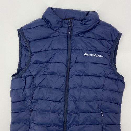 Macpac Vest Womens 6 Blue Outdoor Down 