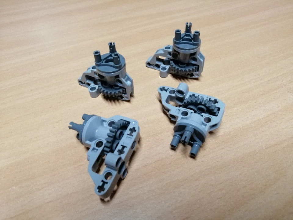 LEGO Technic 4 Stück Radaufhängung 92909 92908 / Technik Radlager Portalachse - Bild 3 von 4