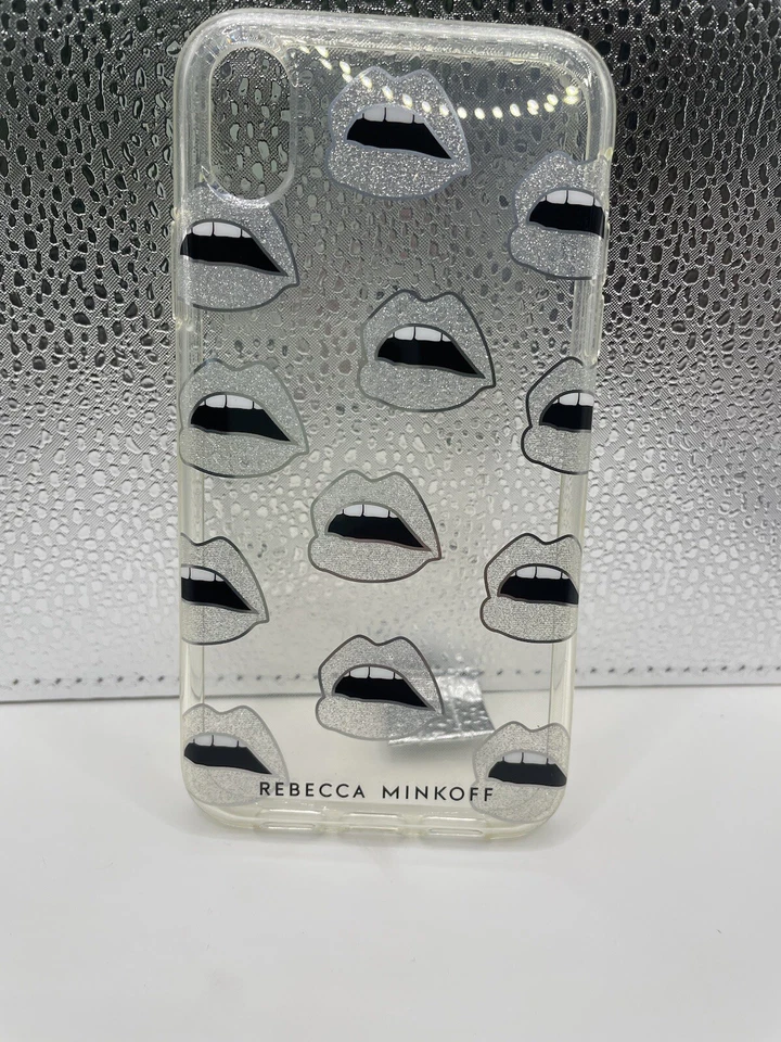 Funda Rebecca Minkoff Double Up Series para Apple iPhone XR- Labios transparentes/brillantes Foto 2 de 2