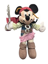 Disney Parks Mickey Mouse Pirate Jack Sparrow Plush Stuffed Toy