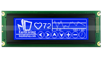 Blue 240x64 Graphic LCD Module Display LCM w/RA6963,T6963 Controller w/Tutorial