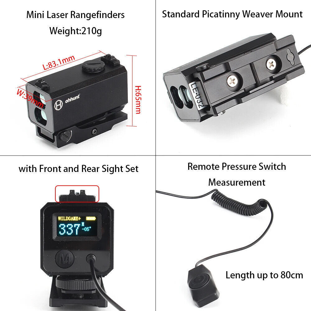 Rangefinder LE-032 レーザー距離計 ミニレーザー距離計 LE-032 Laser Rangefinder 反動耐性 20mm