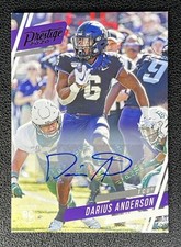 2020 Panini Chronicles Draft Picks Prestige Darius Anderson Auto #14 - TCU