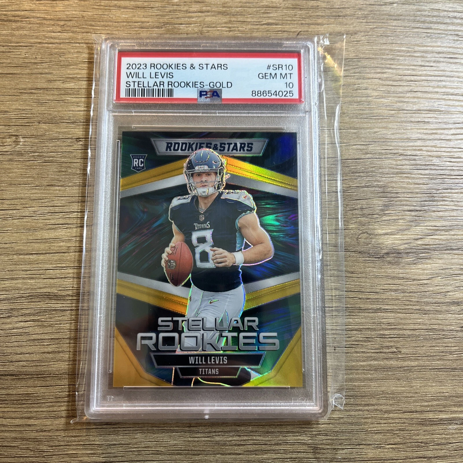 Will Levis Panini Rookies & Stars Stellar Rookies #SR10 Gold