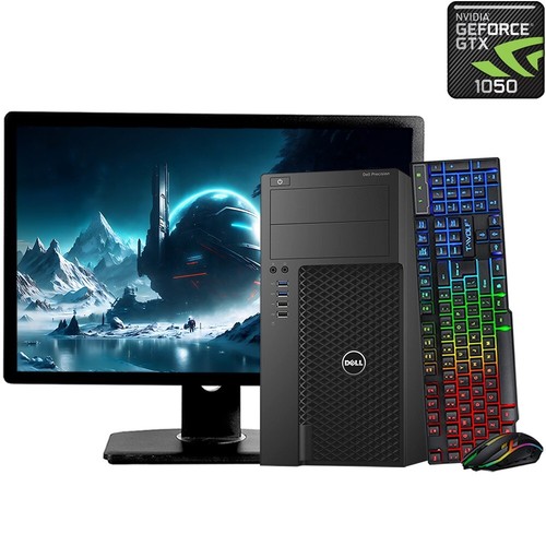 Dell Desktop Gaming PC Computer 16GB RAM 1TB SSD 24in Windows 10 NVIDIA