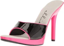 Ellie Fuchsia Neon Rave Exotic Dancing Halloween Costume Heels Shoes 502-BRIGHT