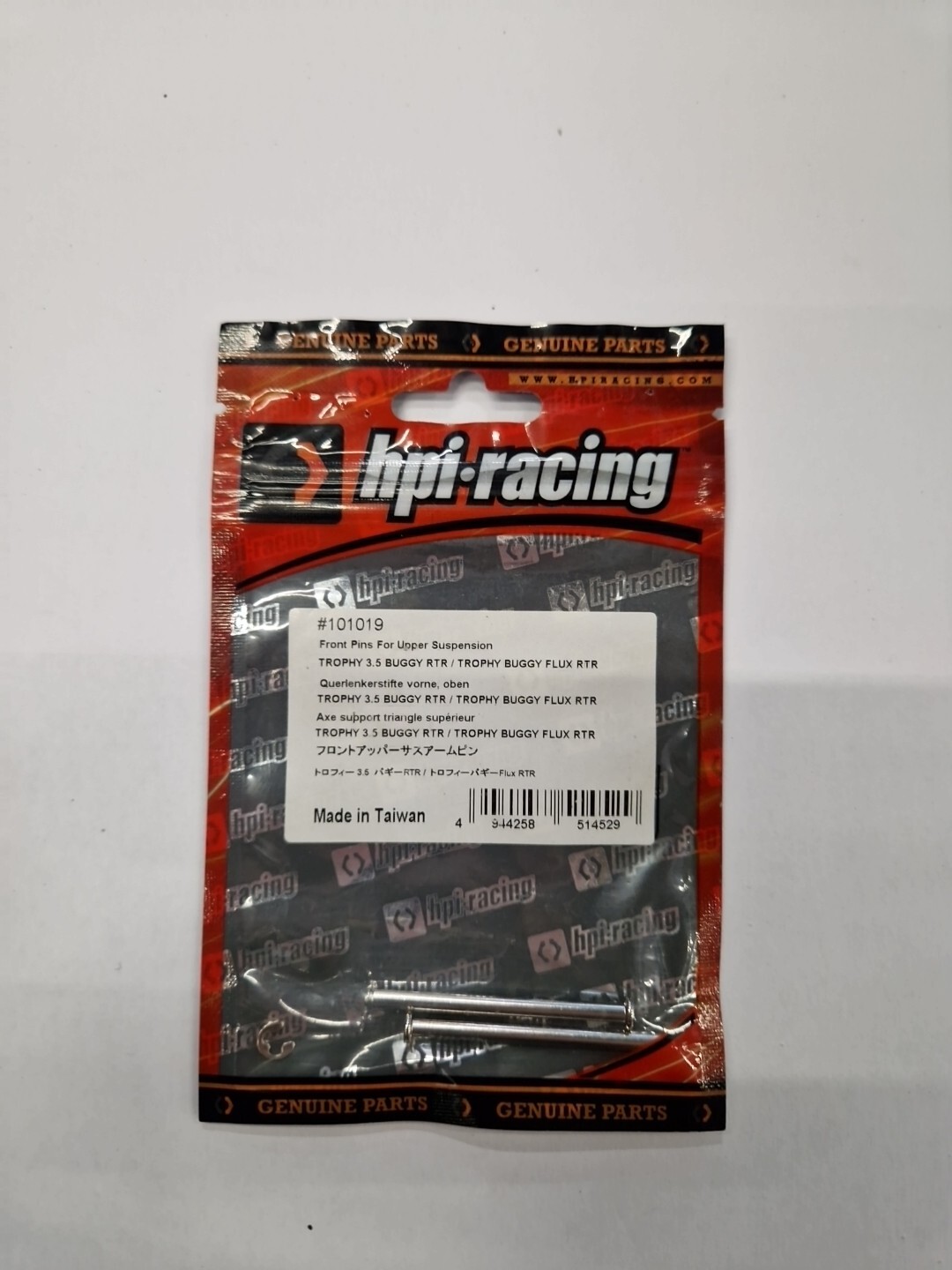 Hpi Front Pins For Upper Suspension (101019)