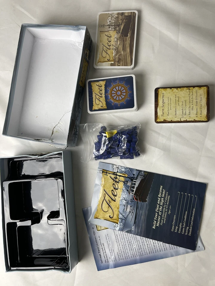 Fleet Card Game (2012 Gryphon Games) with Promo Expansion cards - Complete - Image 3 of 4