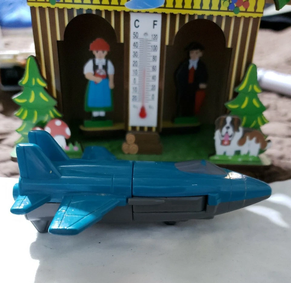 Vintage Gobots Sky Fly Tonka Plane Wendy's 1985 Guardian Robot Jet Transformer - Image 3 of 4