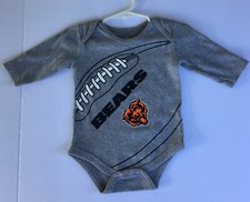 CHICAGO BEARS NFL ONE PIECE ROMPER 3-6 MONTHS MUST SEE  