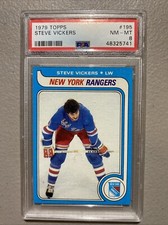 Steve Vickers 1979 Topps # 195 PSA 8