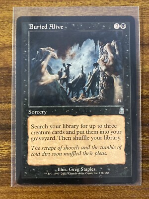 MTG✨BURIED ALIVE✨Odyssey MINT UNCOMMON Sorcery 2001 G. Staples