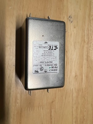 TE Connectivity / Corcom Brand 20EMC1 Power Line Filter RFI 50Hz/60Hz 20A 250V