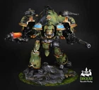 Knight Tyrant with Plasma Decimator and Volcano Lance ** COMMISSION ** painting