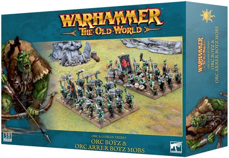 Warhammer The Old World : Orc & Goblin Tribes Orc Boyz & Orc Arrer Boyz Mob