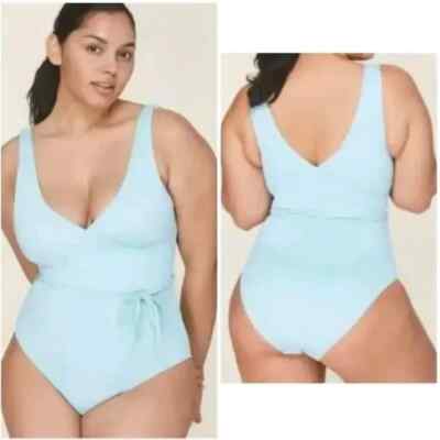 ANDIE Swimsuit The BELMAR One Piece Smooth CABANA BLUE MEDIUM Style #AO253 NWT