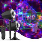 FLITI Halloween Lights Projector Outdoor,Water Wave Aurora Holiday Spotlight ...