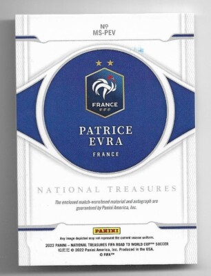 2022 Panini National Treasures World Cup Jersey Auto Card