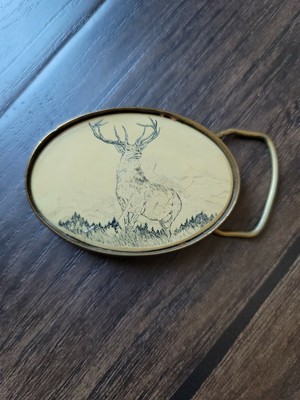 barlow solid brass belt buckle