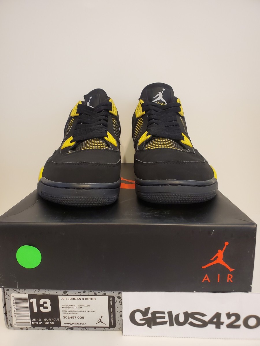 Size 13 - DS Jordan 4 Retro thunder release 2012 (308497008