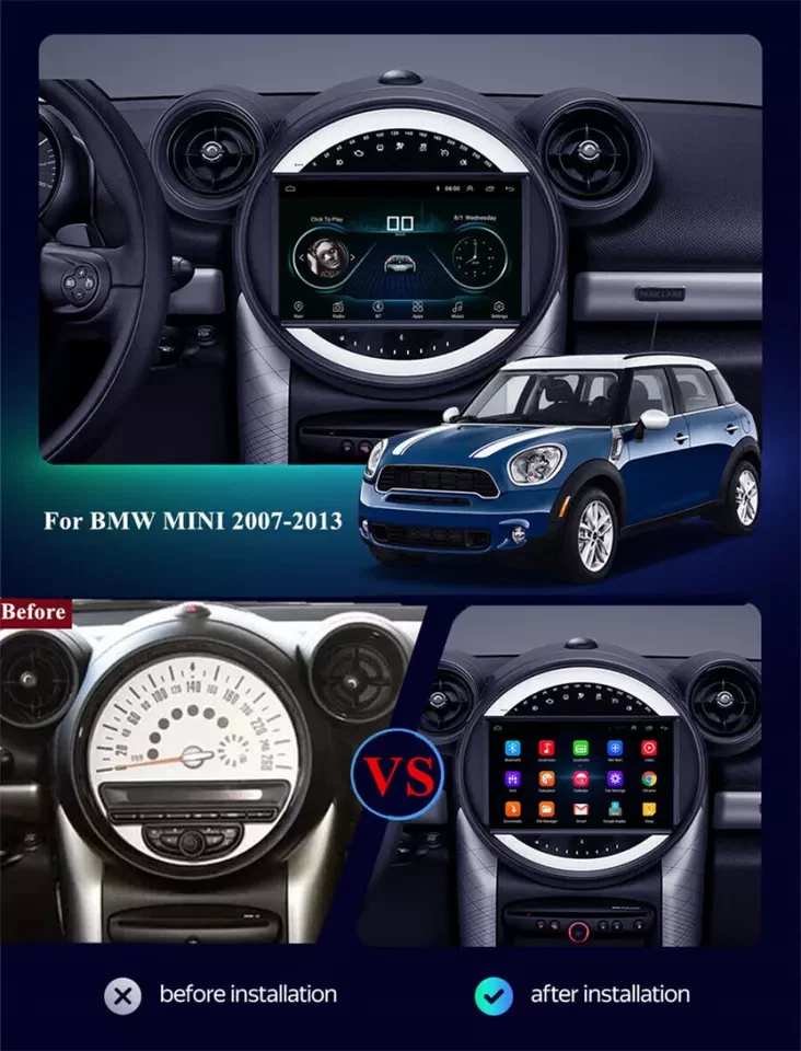 Для BMW Mini Cooper Countryman 2011 2012 2013 -2016 Paceman CarPlay GPS радио BT - Изображение 4 из 4