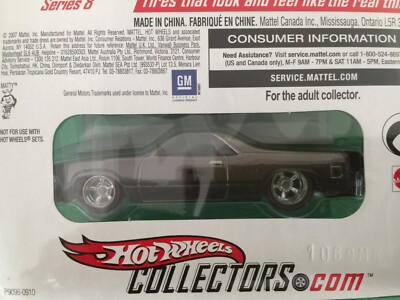 HOT WHEELS 2007 RLC : SERIES 8 REAL RIDERS : '80 EL CAMINO 05259